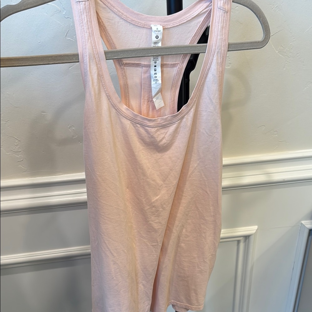 Lululemon Light Pink Tank Top